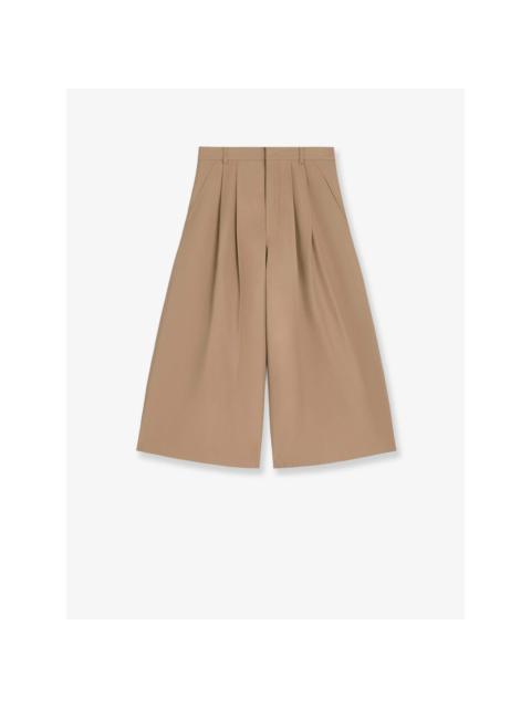 CELINE CELINE $1250 BEIGE Cropped Trousers New & Authentic (Women's