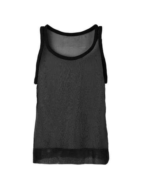 Valentino Valentino Garavani Silk Tank Top