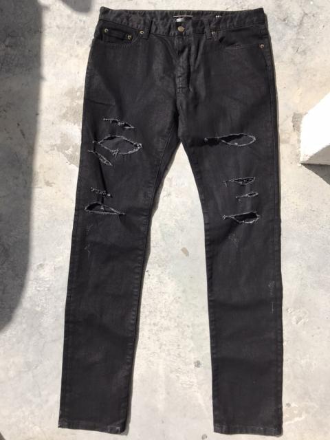 AW2013 Saint Laurent Paris Distressed Denim Pants