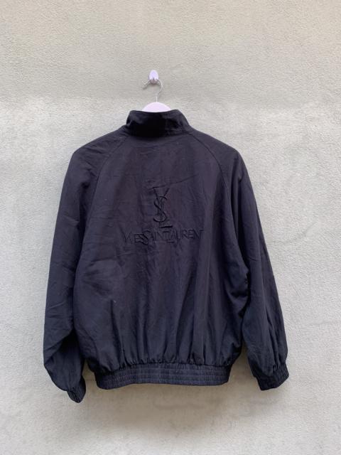 Other Designers Ysl Pour Homme - Ysl Black Jacket Backhit Logo
