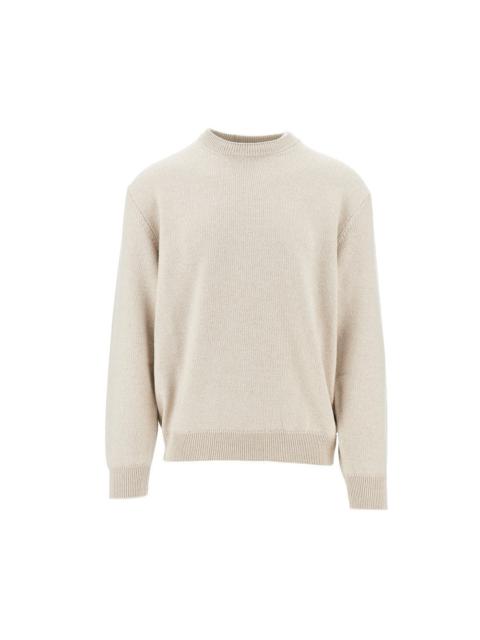 JACQUEMUS Jacquemus Men Merino Wool Sweater With Logo Intarsia