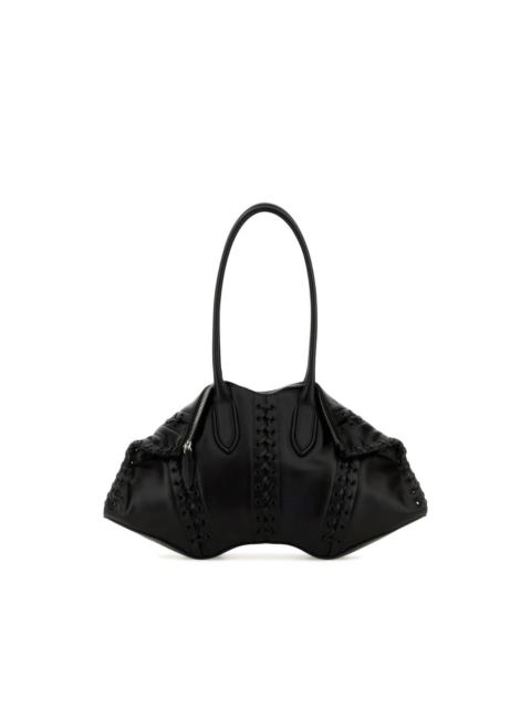 Alexander McQueen ALEXANDER MCQUEEN Manta Black Shoulder Bag New & Authentic