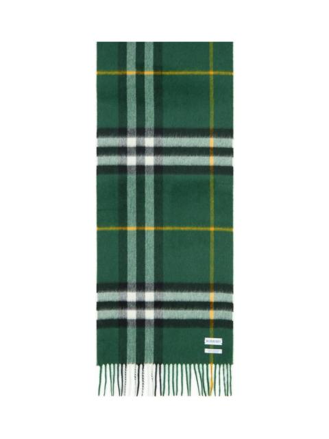 Burberry 'mu Giant' Green Cashmere Scarf
