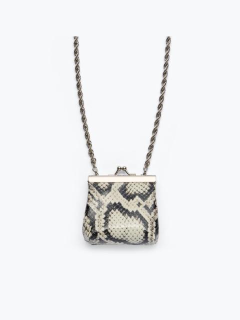 FRĒDA SALVADOR KENZO MINI PURSE NECKLACE