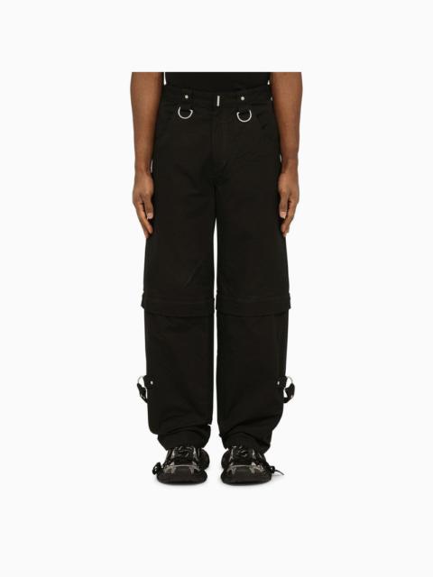 Givenchy Black trousers with removable bottoms