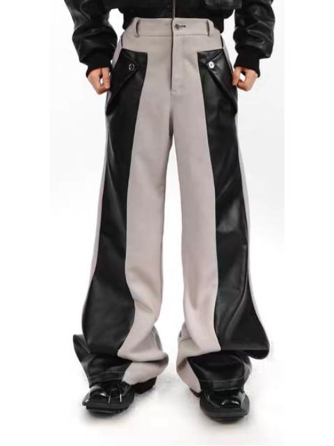 Other Designers Designer - DESIGNER LEATHER PANT size M