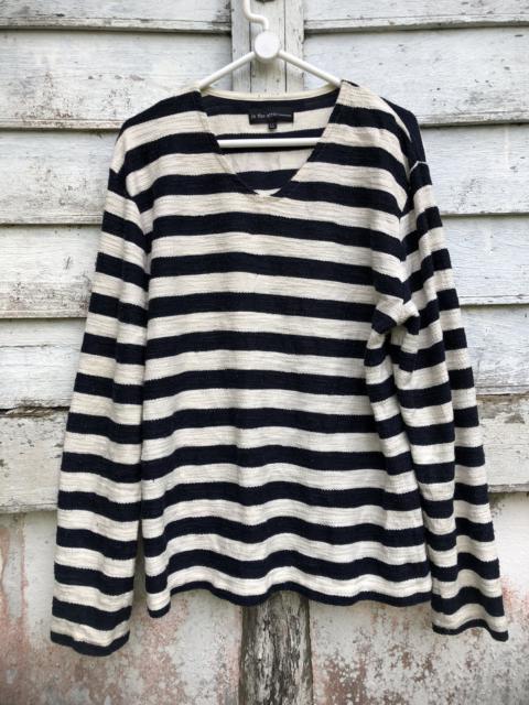 Japanese Brand - In The Attic Jail Stripes Knit Sweater