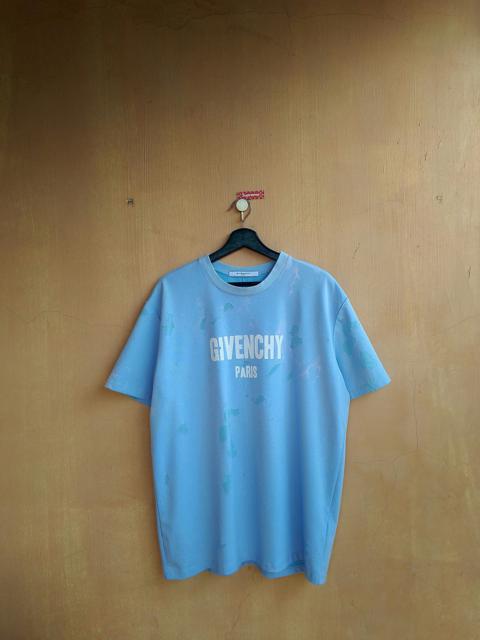 Givenchy paris destroyed distressed oversized shirt