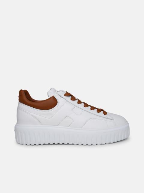 HOGAN White leather sneakers