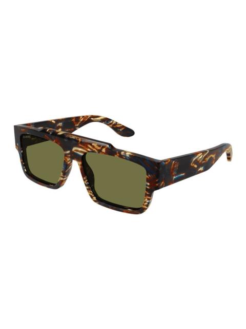 GUCCI Gucci Green Square Men's Sunglasses GG1460S 002 56