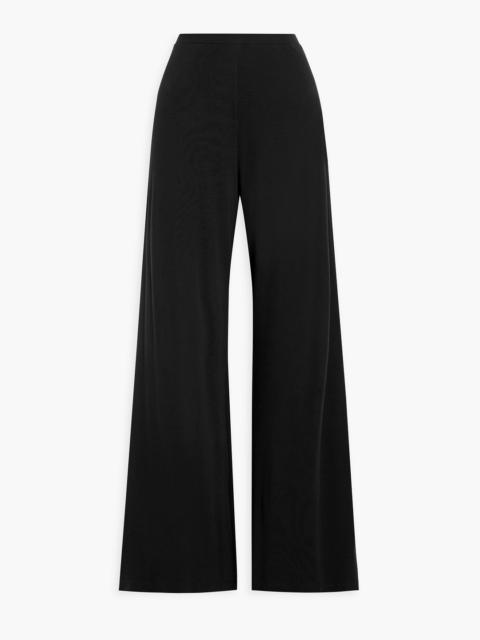 DIANE VON FURSTENBERG Brooklyn Lyocell and wool-blend jersey wide-leg pants
