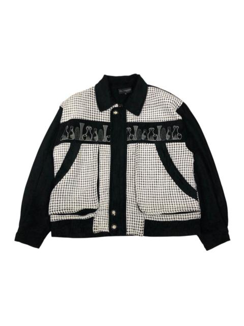 Hysteric Glamour 🔥VINTAGE BOMBER JACKET GO&GODON NAVAJO DESIGN BLOCK COLOR