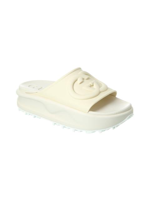 GUCCI Gucci Interlocking G Rubber Slide