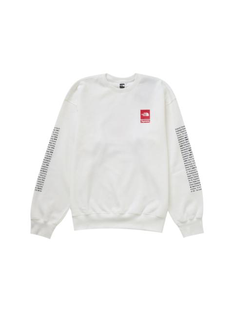 Supreme Supreme The North Face Crewneck White