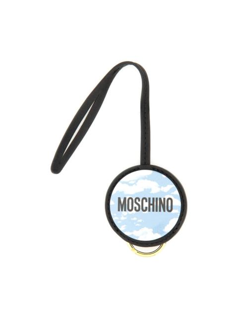 Moschino Leather Keychain