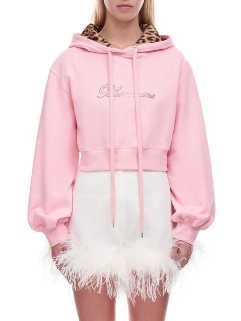 Blumarine Cropped Hoodie