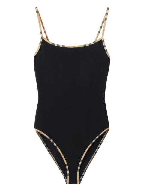 Burberry Burberry Women Check Detail Swimsuit