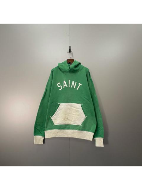 SAINT M×××××× Saint Michael Distessed Green Hoodie