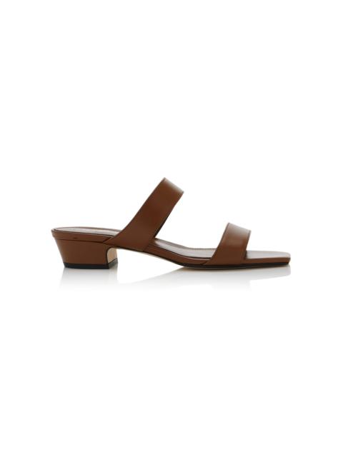 Aeyde Kemi Leather Sandals brown