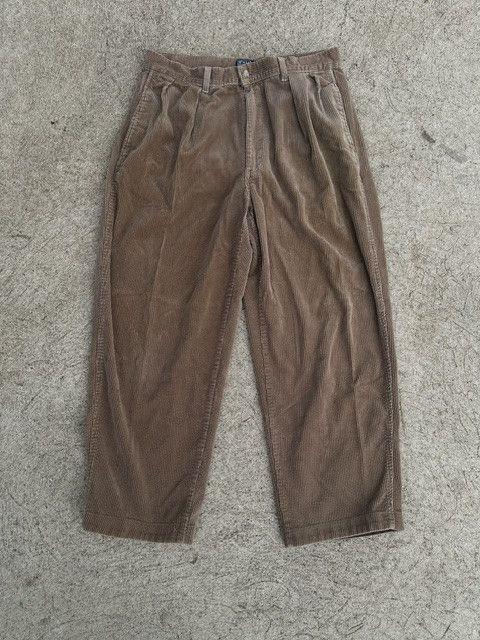 Polo Ralph Lauren 90's Made in USA Polo Ralph Lauren Pleated Corduroy Trousers