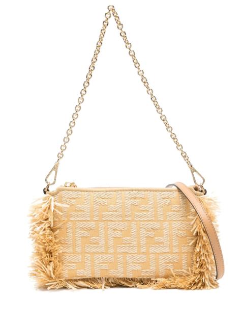 FENDI Fendi Baguette Fringe-detail Clutch Bag