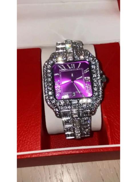 New Moissanite Iced Out Bust Down Watch 