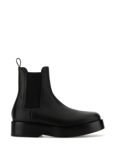 Bottega Veneta Bottega Veneta Men Black Leather Chelsea Ankle Boots