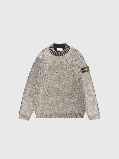 Stone Island COTTON CHENILLE MOCK NECK SWEATER
