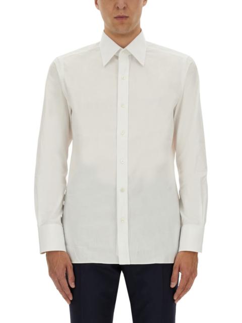 TOM FORD CAMICIA SLIM FIT IN POPELINE