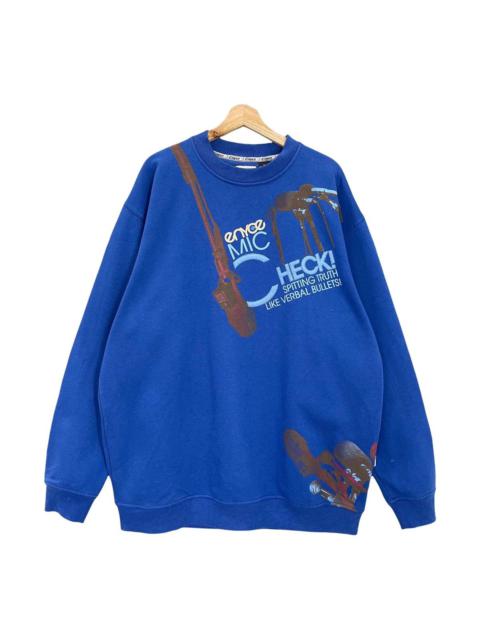 Other Designers Other - Enyoe Mic Check Big Logo Crewneck Sweatshirt Size XL
