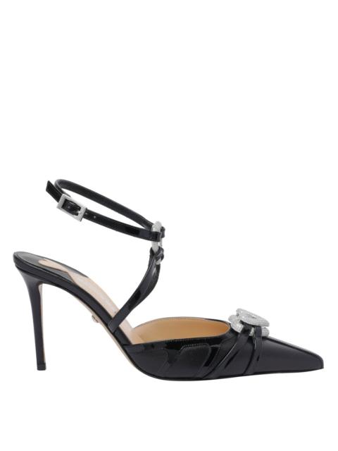 Mach & Mach Women Double Heart Heeled Slingback