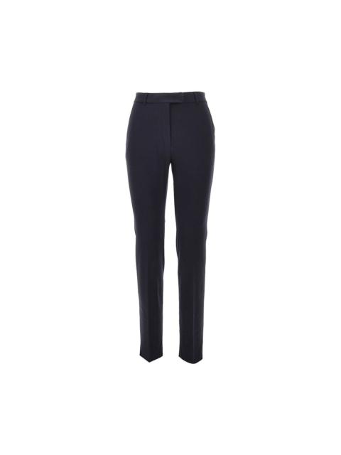 Max Mara Studio Max Mara Studio Stretch Jersey Cigarette Pants Blue