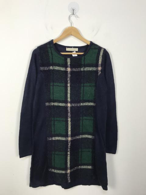 Other Designers Japanese Brand - Another Brand Burberry Checkered Knit Sweater #2814