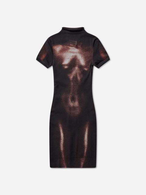 Jean Paul Gaultier Women's Short Body Dust Dress Black / Bronze