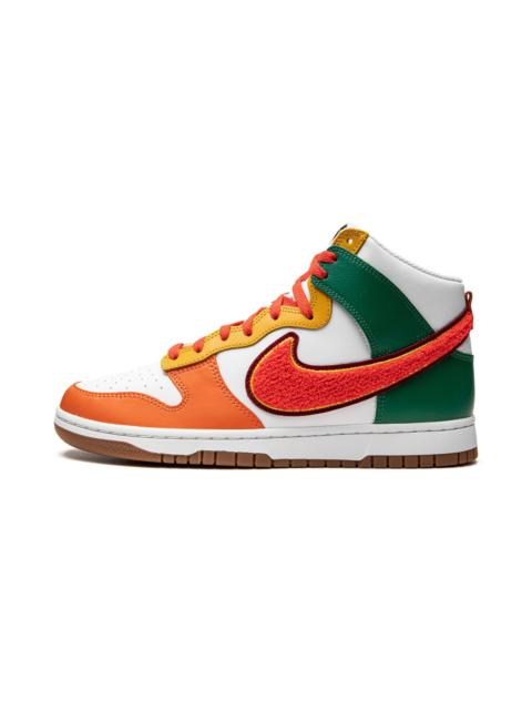 Nike Dunk Hi Retro University "Habanero Red"