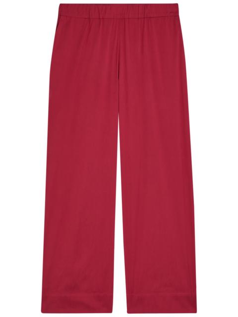 Max Mara Max Mara Pece Wide-leg Cotton Trousers