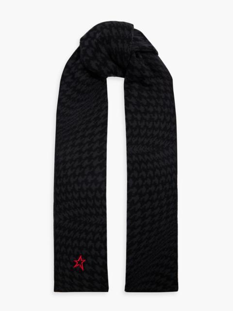 PERFECT MOMENT Jacquard-knit merino wool scarf