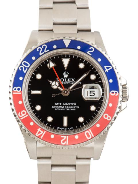 ROLEX Used Stainless Steel Rolex GMT-Master Pepsi Ref 16700