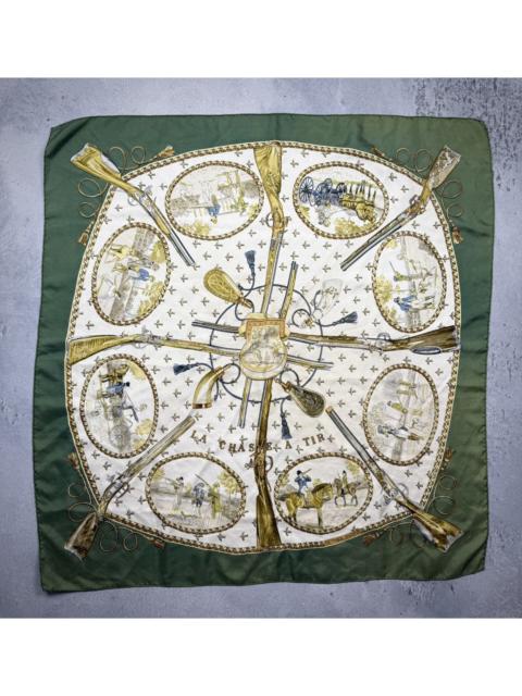 Hermès Vintage Hermès "La Chasse à Tir" silk scarf Ledoux Hunting