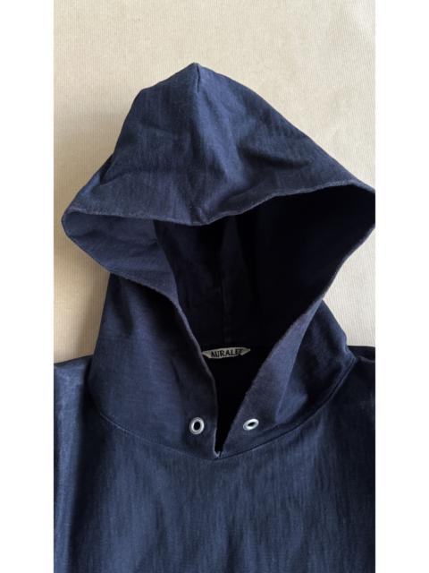 AURALEE 5 . STAND-UP P/O PARKA . FADED BLACK . A7SP01SU