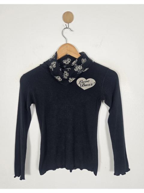 Hysteric Glamour Hysteric Glamour Love Buzz turtleneck shirt