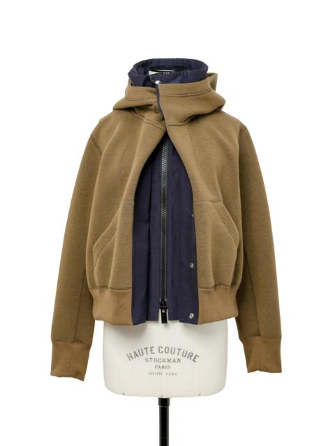 sacai Sponge Sweat x Grosgrain Hoodie