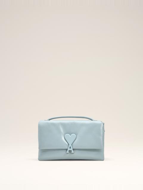 AMI Paris BLUE SMOOTH LEATHER VOULEZ VOUS BAG