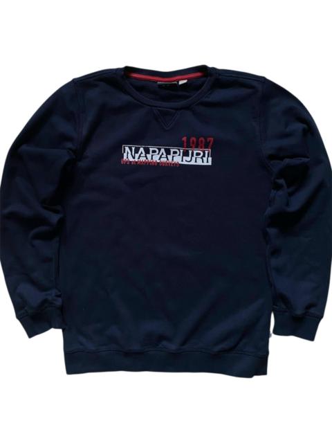 Other Designers Vintage - Napapijiri Sweashirt Big Logo Streetwear