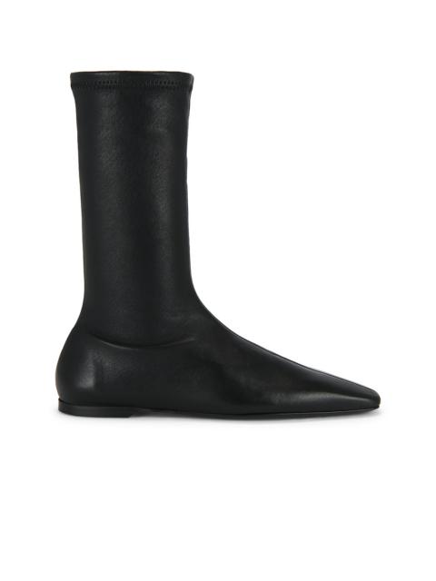 TOTEME Nappa Leather Sock Boot