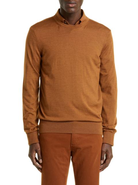 ZEGNA Men's Cashseta Cashmere & Silk Sweater