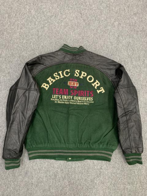Other Designers Vintage - Vintage Mac-Hope Team Varsity Jacket Sleeve Leather