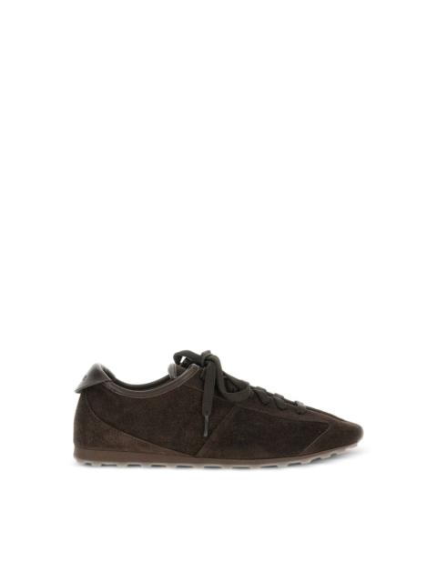 JACQUEMUS THE TENNIS SUEDE SNEAKERS