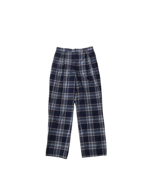 Other Designers Vintage - Vintage Boston Ocean Blue Burberry Design Checked Pants