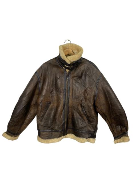 Other Designers Other - Vintage 90s Type-B3 Air Force Jacket U.S Army Leather L Size